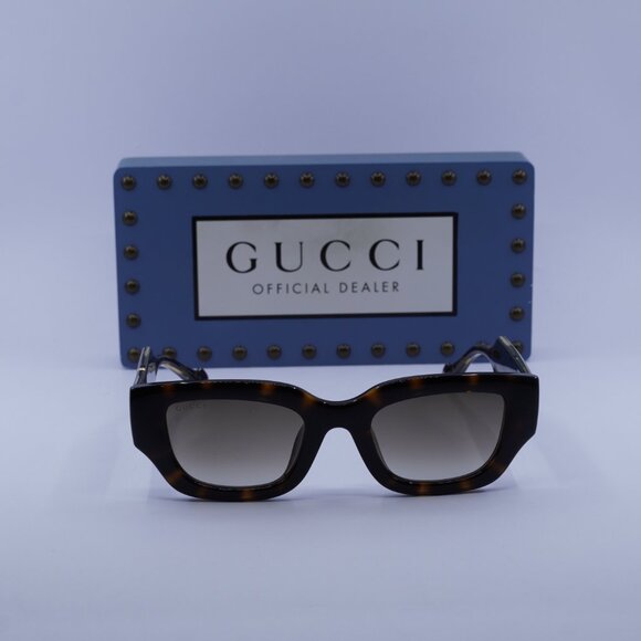 Gucci GG1558SK 002 Square Sunglasses - Havana main image 9
